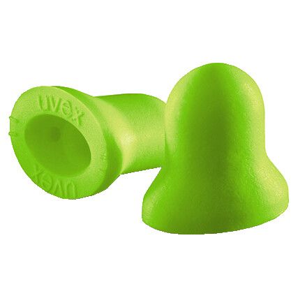 Xact Fit, Disposable Ear Plugs, Replacement Pods, Not Detectable, Flared Bullet, 26dB, Green, Foam, Pk-250 Pairs