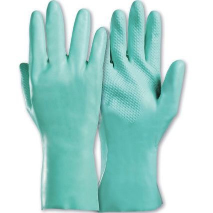 Tricotril 838, Chemical Resistant Gloves, Green, Nitrile, Para-aramid Liner, Size 10