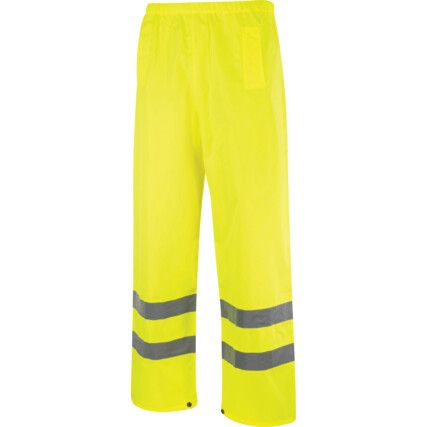 Hi-Vis Trousers, EN20471, Yellow, Medium
