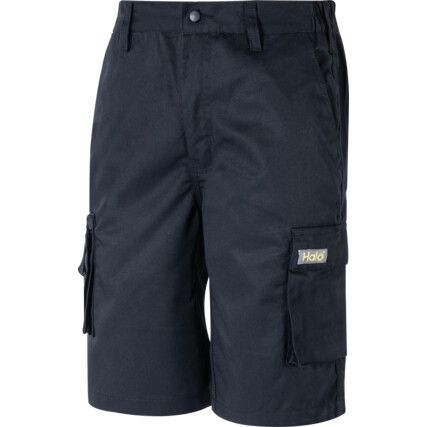 Cargo Shorts, Black, 34" Waist, Polycotton