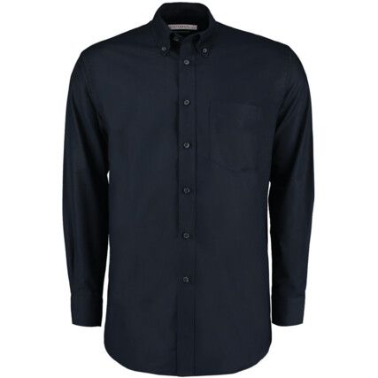 KK351 Men's 16in Long Sleeve Navy Oxford Shirt