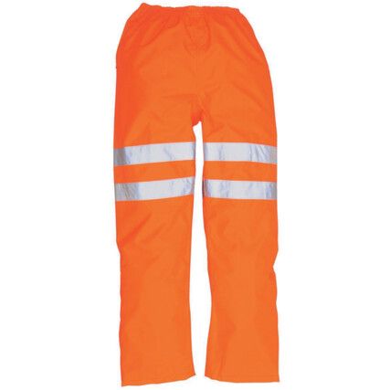 RT31 Orange Hi-Vis Rail Industry Rainwear Trouser (XL)
