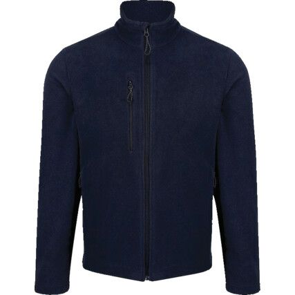 Fleece Jacket, Reusable, Men, Navy Blue, Fleece, M