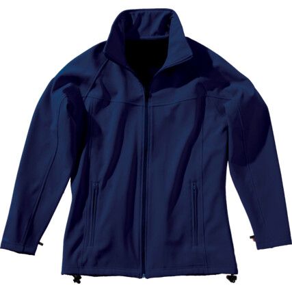 TRA645 Uproar Women's Navy Size 16 Soft Shell Jacket