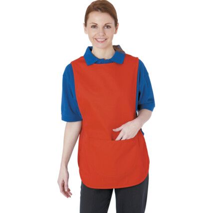 Tabard, Reusable, Red, Cotton/Polyester, L