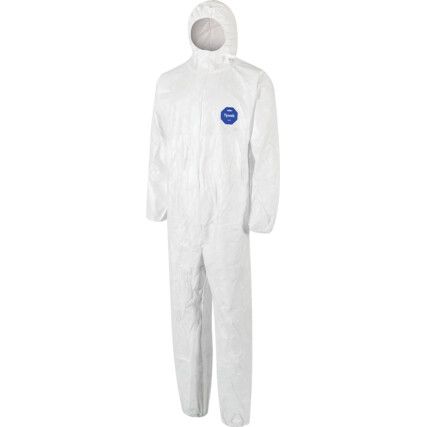 Classic Xpert 500, Chemical Protective Coveralls, Disposable, Type 5/6, White, Tyvek® 500, Zipper Closure, Chest 56-58", 3XL
