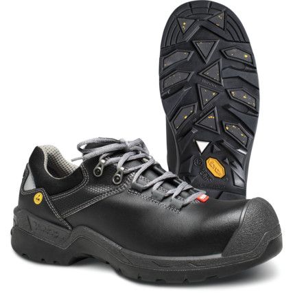 Jalas® 1348 Heavy Duty Arctic Grip Safety Shoes, Black, Size 5