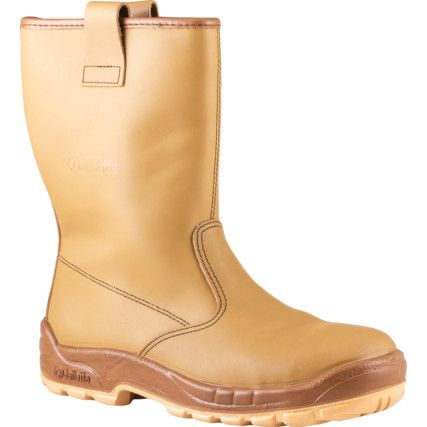 Jalaska, Rigger Boots, Men, Tan, Leather Upper, Steel Toe Cap, S3, Size 11