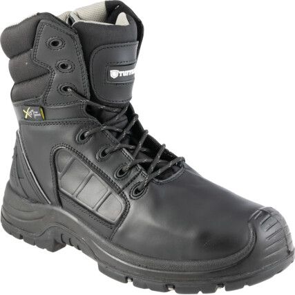 Metatarsal Protection Safety Boots Size 9, Black, Leather