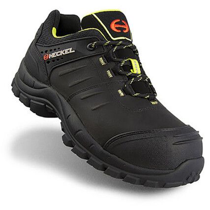 Black Safety Trainers, 100% Metal Free, Size 3.5