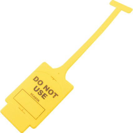 TGF0550Y AssetTag Flex - Do Not Use 1 - Yellow - Pack of 50