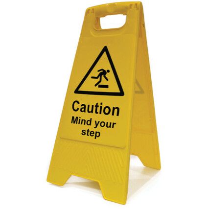 HEAVY DUTY A-BOARD - MIND YOUR STEP