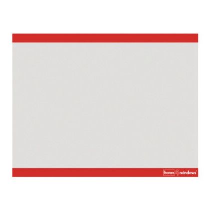 Horizontal Frames4windows A4 Red Pack of 10