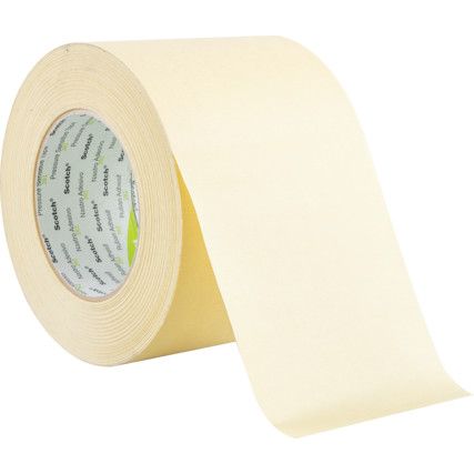 202 Masking Tape, Crepe Paper, 100mm x 50m, Cream