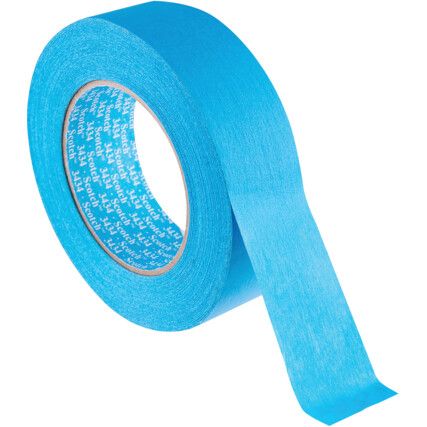 3434B Scotch® Masking Tape, Crepe Paper, 36mm x 50m, Blue