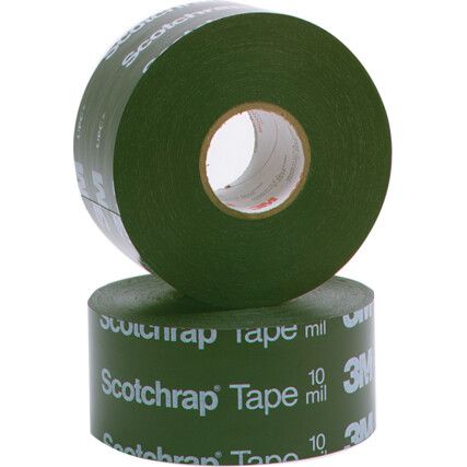 Scotchrap™ 50 Anti Corrosion Tape, PVC, Black, 50mm x 30.5m