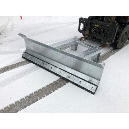 ISP-1, Fork Mounted Snow Plough, 1250mm, Silver