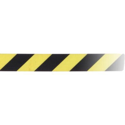 Premium Belt Barrier Yellow Post 10.6m Black & Yellow Chevron Belt