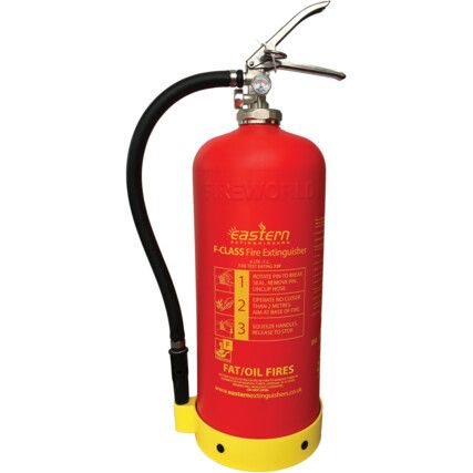 Foam Fire Extinguisher, Class F, 6L