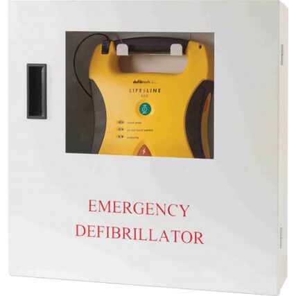 AED Cabinet, Alarmed, Wall Mounted