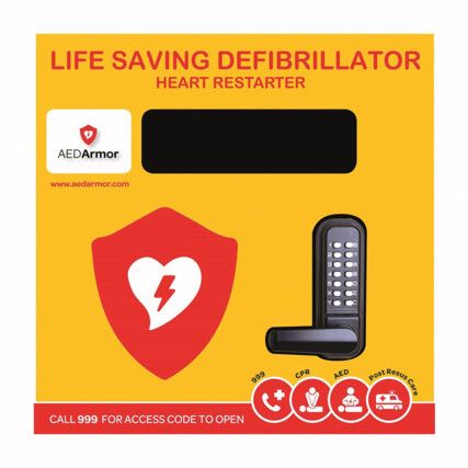 AED Cabinet, Heated, For Outdoors