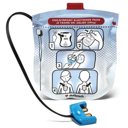 Defibrillation Pads, Paediatric, 2 Pairs, For VIEW, PRO & ECG