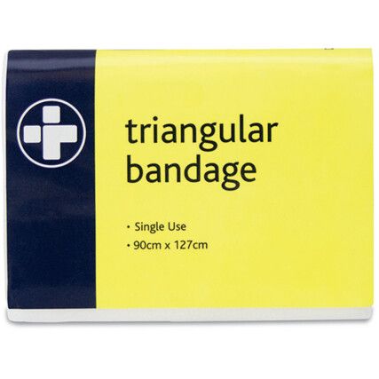SINGLE USE TRIANGULAR BANDAGE 90x127cm (PK-10)