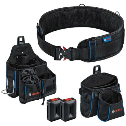 Belt 108, Tool Belt Kit, 1000D Polyester, Black/Blue, 1250 x 100 x 50mm