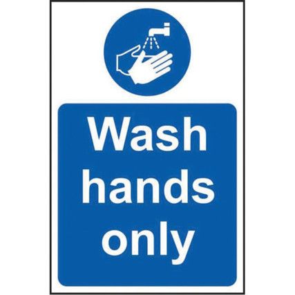 WASH HANDS ONLY - SAV (200X300MM)