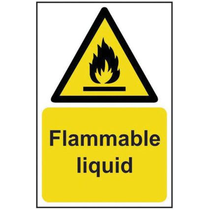 FLAMMABLE LIQUID - RPVC (200X300MM)