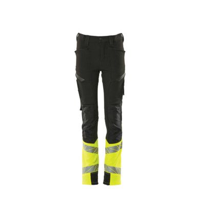 ACCELERATE SAFE TROUSERS FOR CHILDRENBLACK/HI-VIS YELLOW (104)