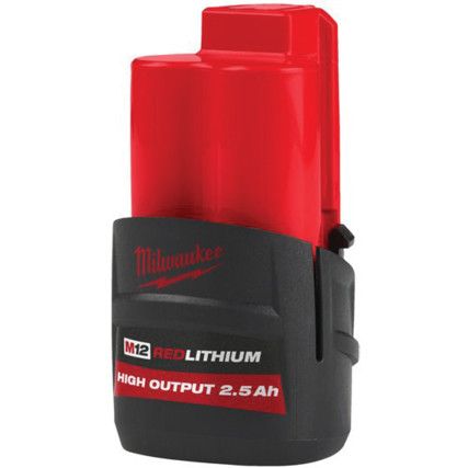 M12 2.5AH REDLITHIUM-ION HIGH OUTPUT BATTERY