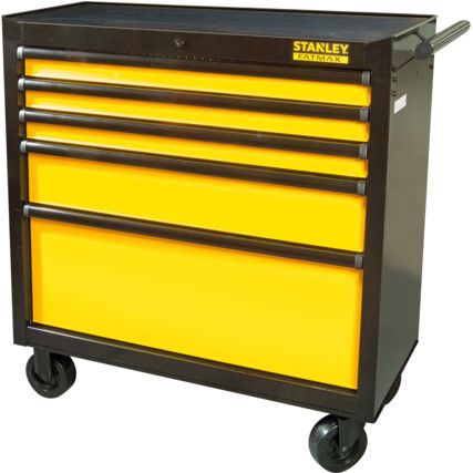 Roller Cabinet, FATMAX®, Black/Yellow, 5-Drawers, 900 x 450mm