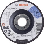 Grinding Disc, 30-Medium/Coarse, 115 x 6 x 22.23 mm, Type 42, Aluminium Oxide