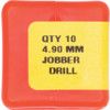 Jobber Drill, 4.9mm, Normal Helix, High Speed Steel, Black Oxide thumbnail-2