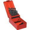 Jobber Drill Set,  1/16in to 1/2in x 1/64in, Inch, High Speed Steel, Set of 29 thumbnail-0