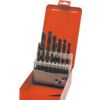 Jobber Drill Set,  1/16in to 1/2in x 1/32in, Inch, High Speed Steel, Set of 15 thumbnail-0