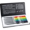 6 Piece Hardness Testing File Set with Handles thumbnail-0