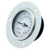 PG160-50R4FL 0-160PSI Flange Mounted Pressure Gauge 50mm Dial 1/4in BSPP Centre Back Connection thumbnail-0
