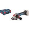 GWX 18V-10 C 18V 125mm Cordless X-LOCK Angle Grinder in L-Boxx Stackable Carry Case - Body Only Version - No Batteries or Charger Supplied thumbnail-0