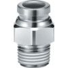 KQG2H12-04S STAINLESS STRAIGHT FITTING 12mm R1/2 thumbnail-0