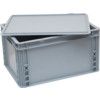 Euro Container, Plastic, Grey, 400x300x170mm thumbnail-2