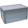 Euro Container, Plastic, Grey, 600x400x170mm thumbnail-2