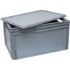 Euro Container, Plastic, Grey, 600x400x170mm thumbnail-3