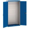 Cubio Storage Cabinet, 2 Doors, Blue, 2000 x 1050 x 525mm thumbnail-0