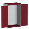 CUBIO SMLF-10616 CUPBOARD HOUSING WITH PERFO DOOR-LIGHT GREY/RED thumbnail-0