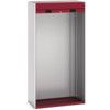 CUBIO SMLF-10512 CUPBOARD HOUSING WITH SHUTTER DOOR-LIGHT GREY/RED thumbnail-0