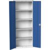 Verso Storage Cabinet, 2 Doors, Blue, 2000 x 800 x 550mm thumbnail-0