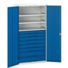 Verso Kitted Cupboard, 2 Doors, Blue, 2000 x 1050 x 550mm thumbnail-0
