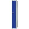 Compartment Locker, Single Door, Blue, 1800 x 300 x 300mm thumbnail-0